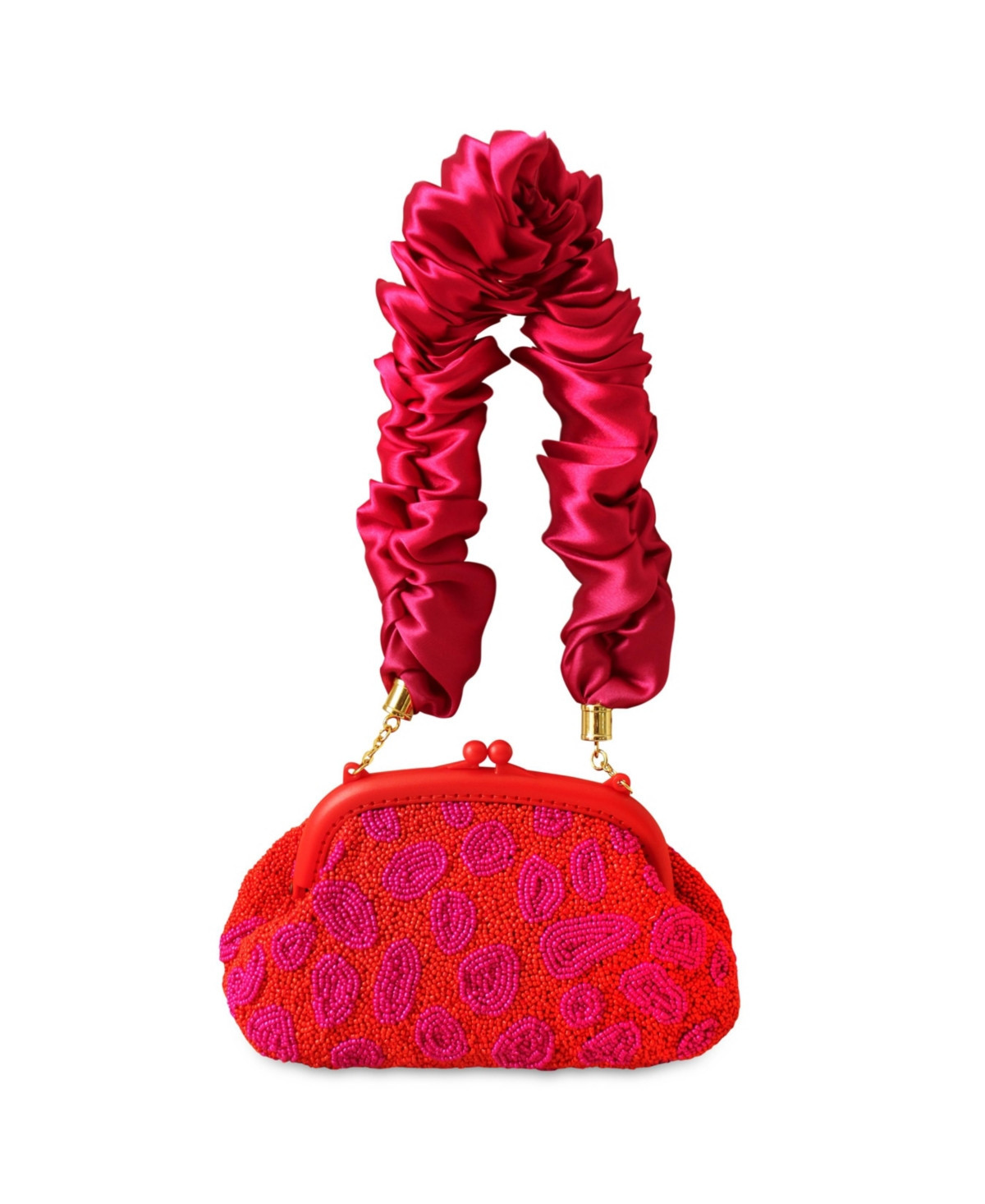 Arnoldi Hand-beaded Clutch Bag In - Pink | Macy's