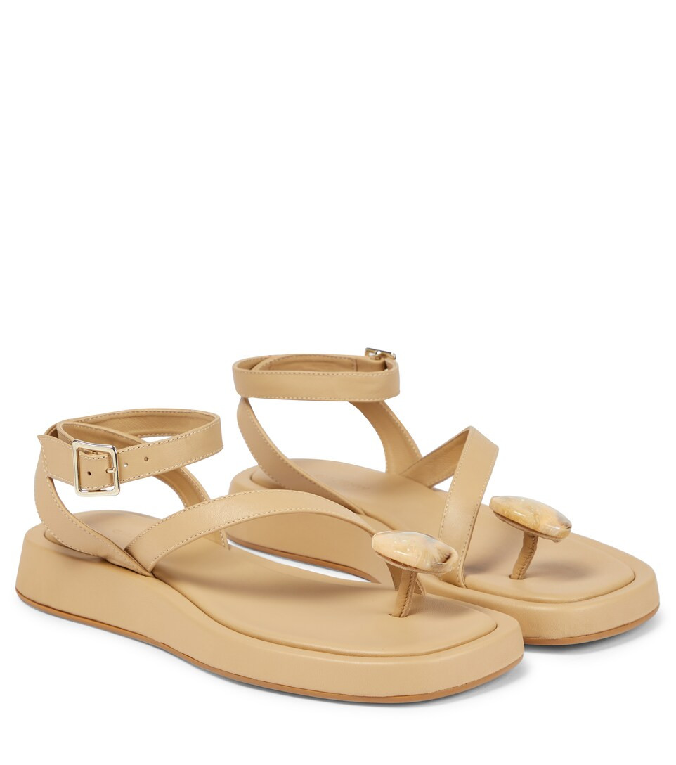 GIA/RHW Rosie 18 leather sandals | Mytheresa (US/CA)