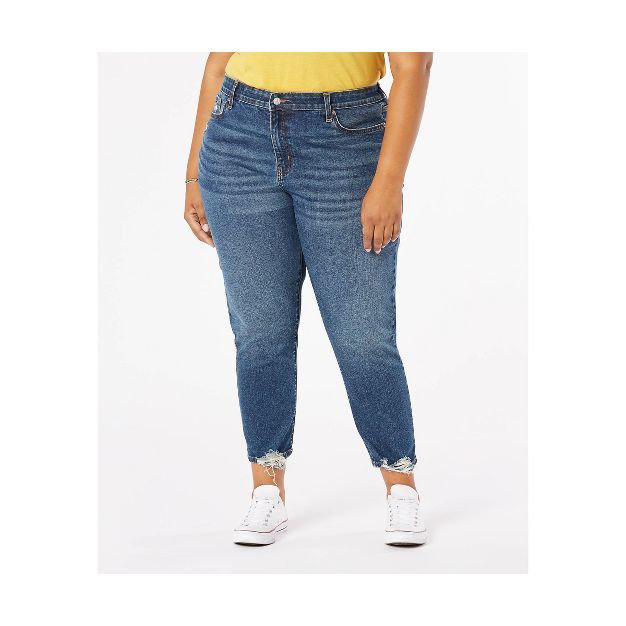 DENIZEN® from Levi's® Women's Plus Size Mid-Rise Cropped Boyfriend Jeans | Target
