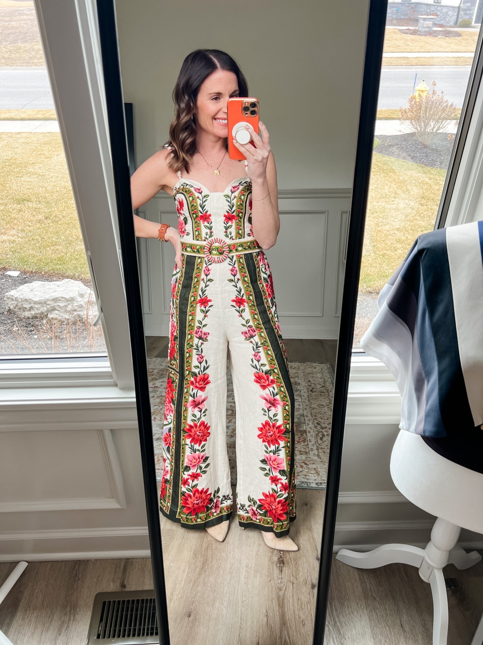 Jumpsuit: XS 

#LTKPetite