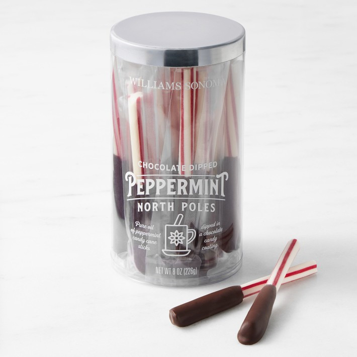 Williams Sonoma Peppermint North Poles | Williams-Sonoma