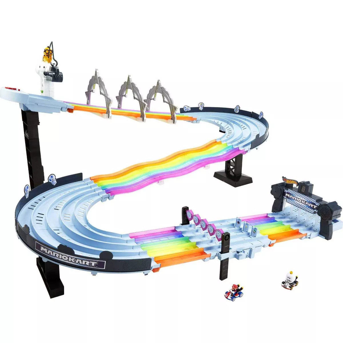 Hot Wheels Mario Kart Rainbow Road Raceway Track Set | Target
