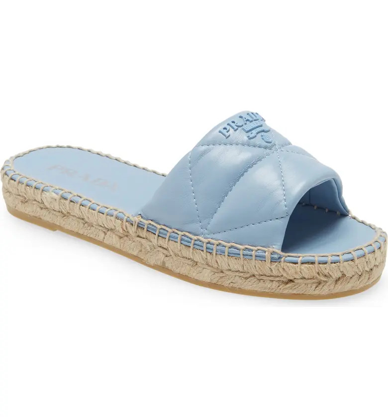Quilted Leather Slide Sandal | Nordstrom