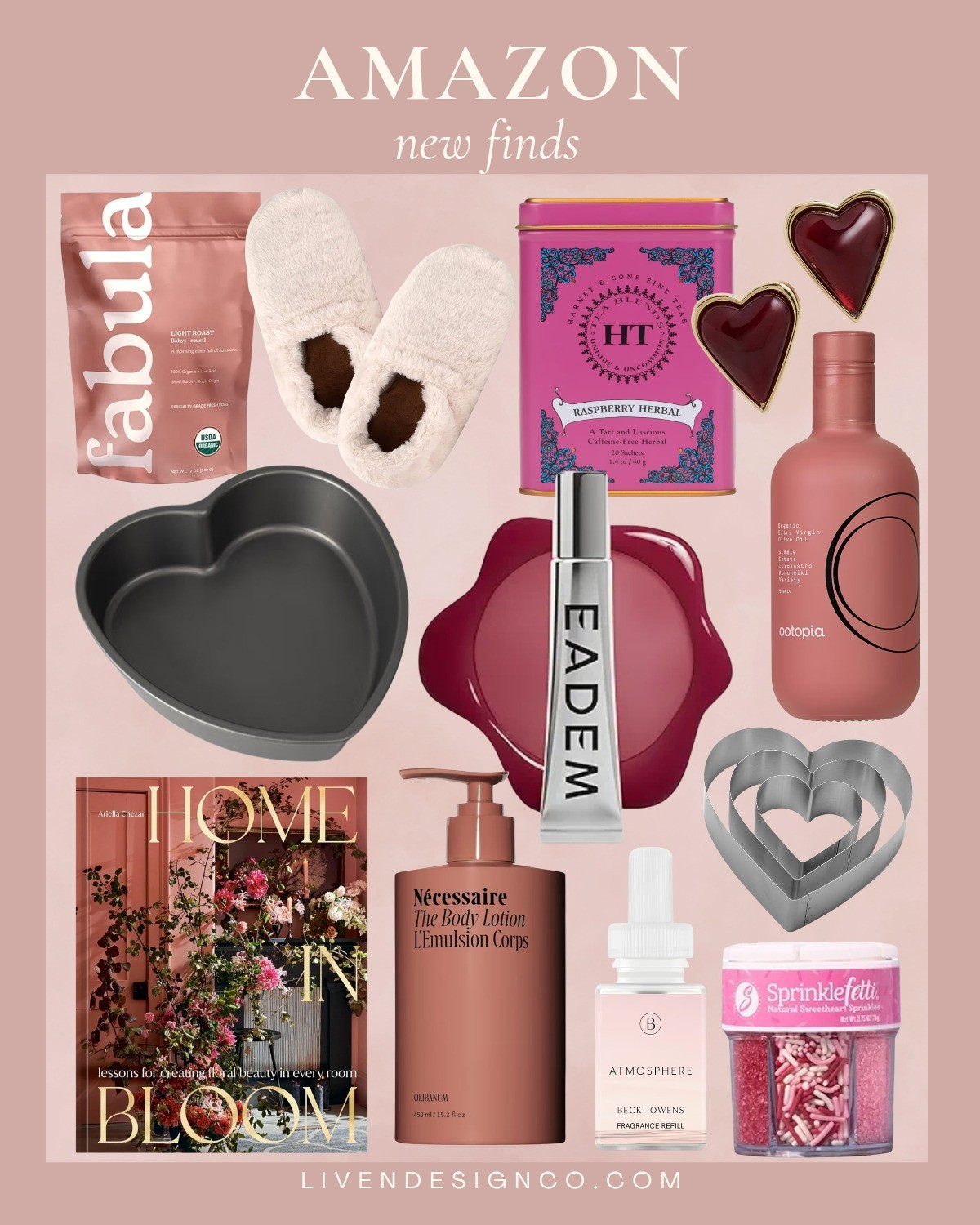 Amazon finds. Valentine's Day. Tea. Heart pan. Heart cookie cutter. Body lotion. Coffee. Gift ideas. BFF. Heated slippers. 

#LTKValentine #LTKSeasonal #LTKSaleAlert