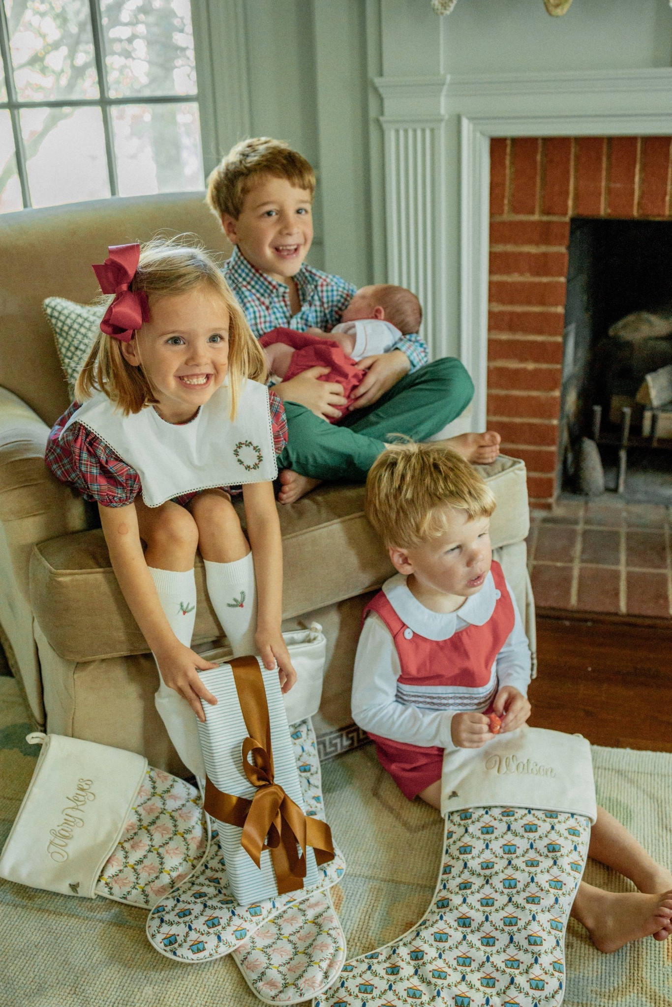 Stockings for each sweet baby! A cherished Christmas tradition 

#LTKHome #LTKHoliday