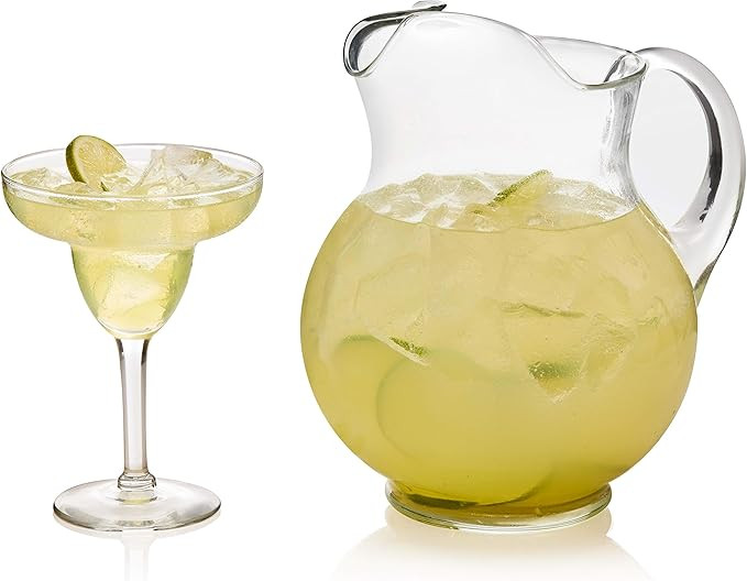 Libbey Cancun Entertaining Set with 6 Margarita Glasses and Pitcher | Amazon (US)