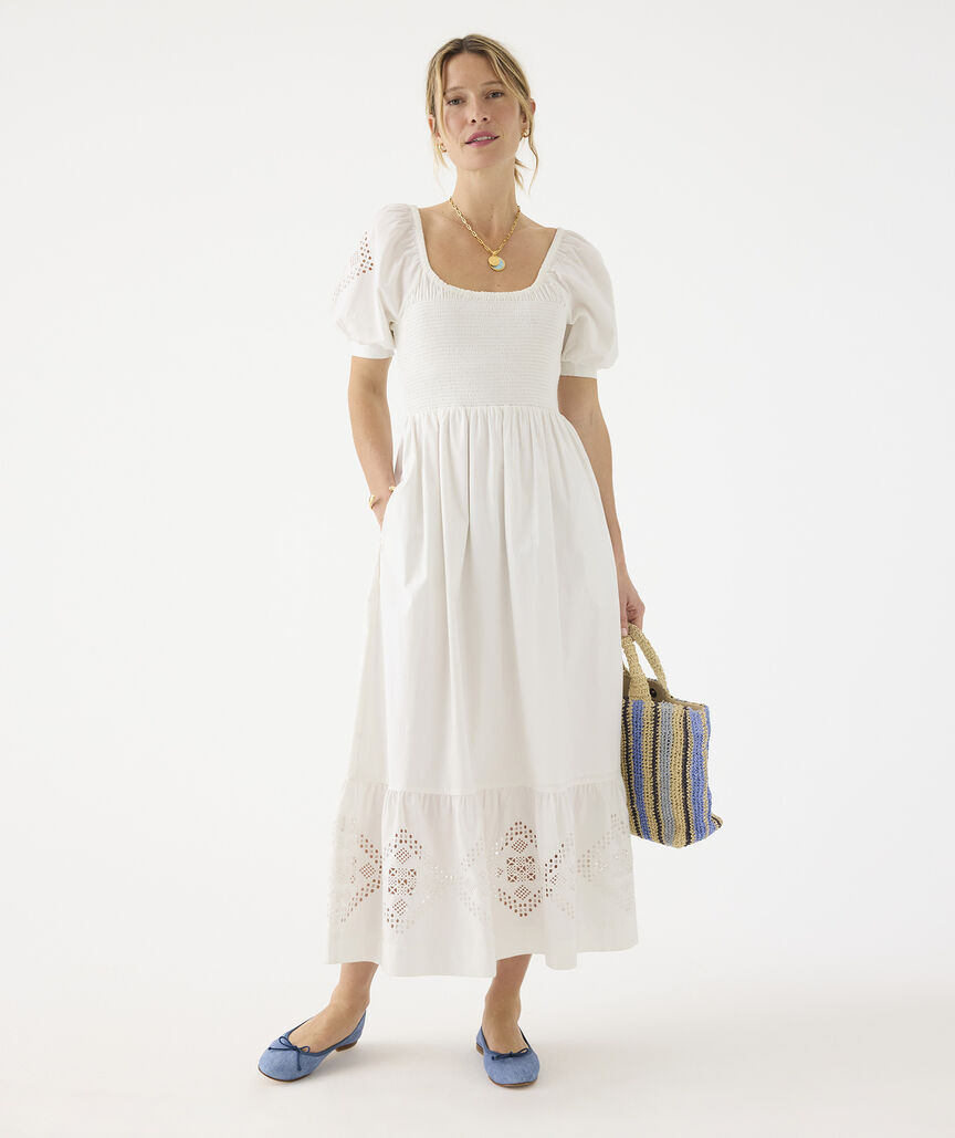 Ellen Eyelet Lace Dress | vineyard vines