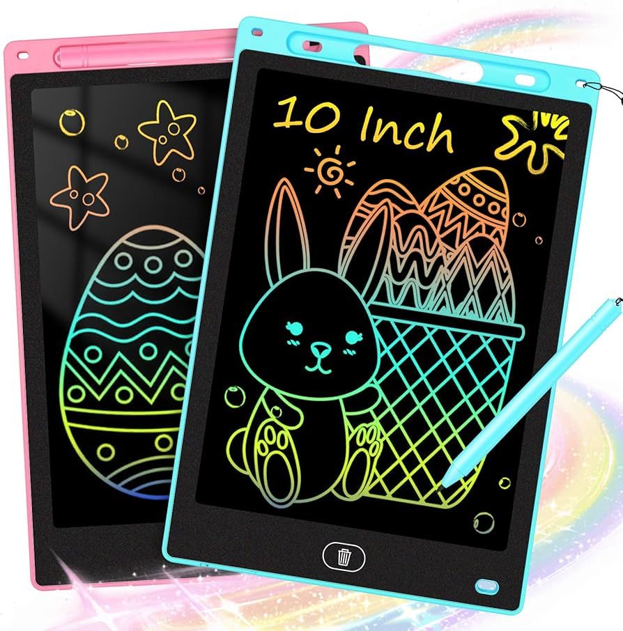 2 Pack LCD Writing Tablet for Kids 10 inch, Preschool Toys for Baby Girl Boy, Toddler Drawing Boa... | Amazon (US)