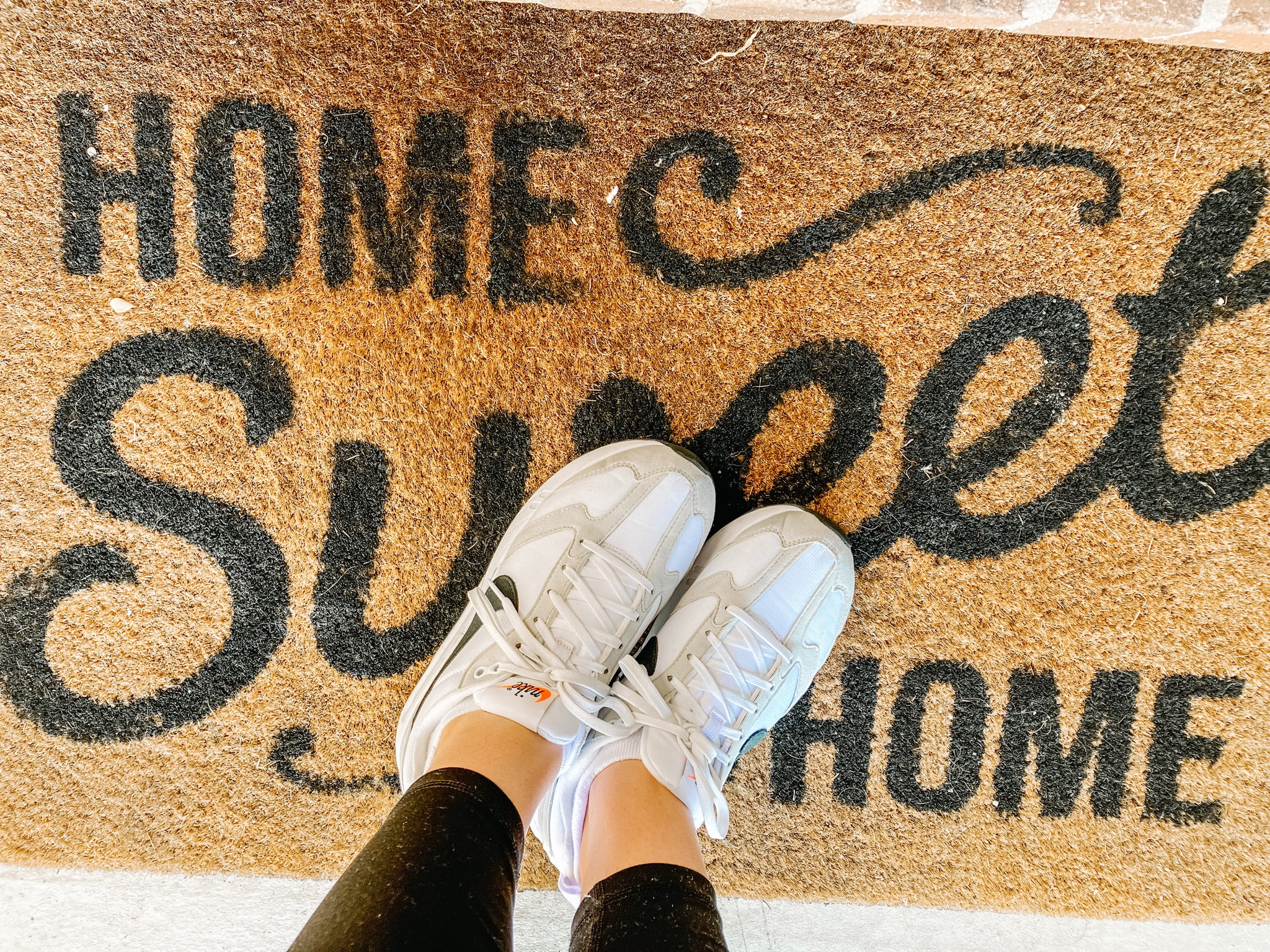 Nike / neutral / sneakers / front porch / door mat 

#LTKshoecrush #LTKSeasonal #LTKhome