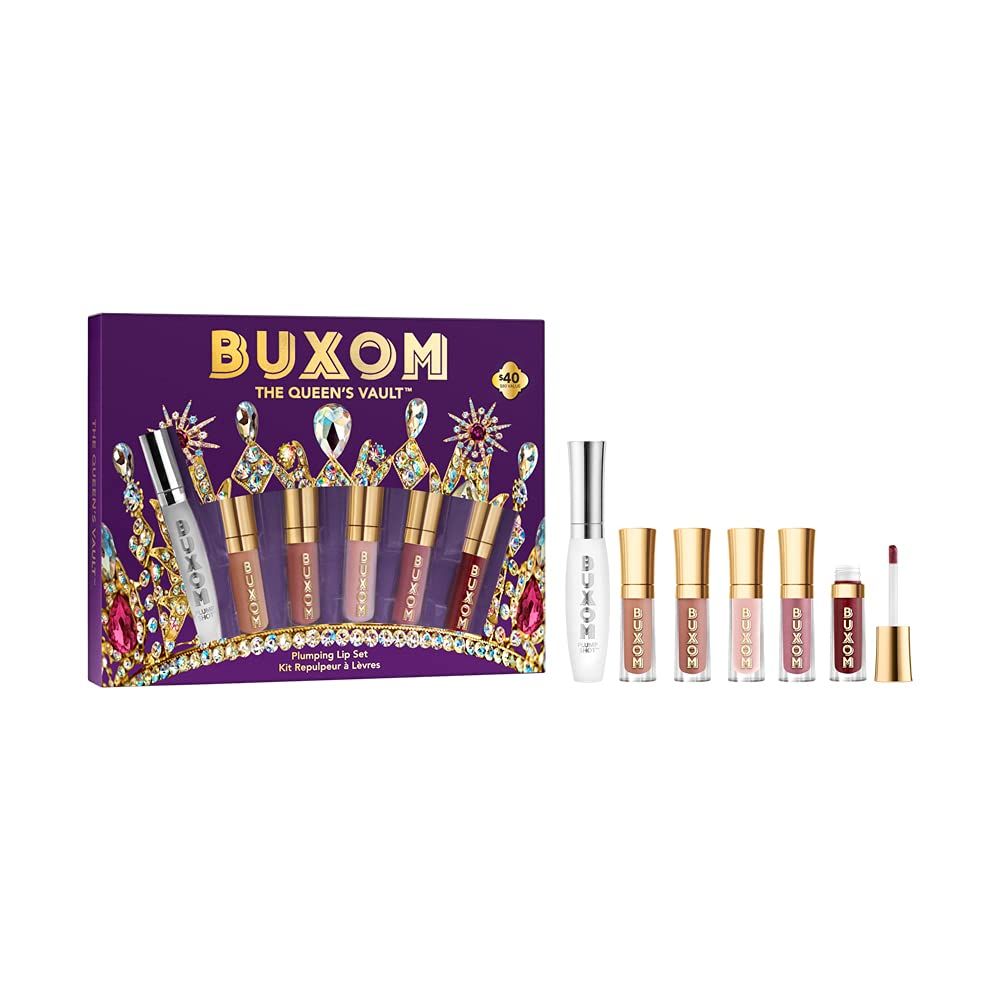 Buxom THE QUEEN'S VAULT Plumping Lip Set, 0.49 fl. oz. | Amazon (US)