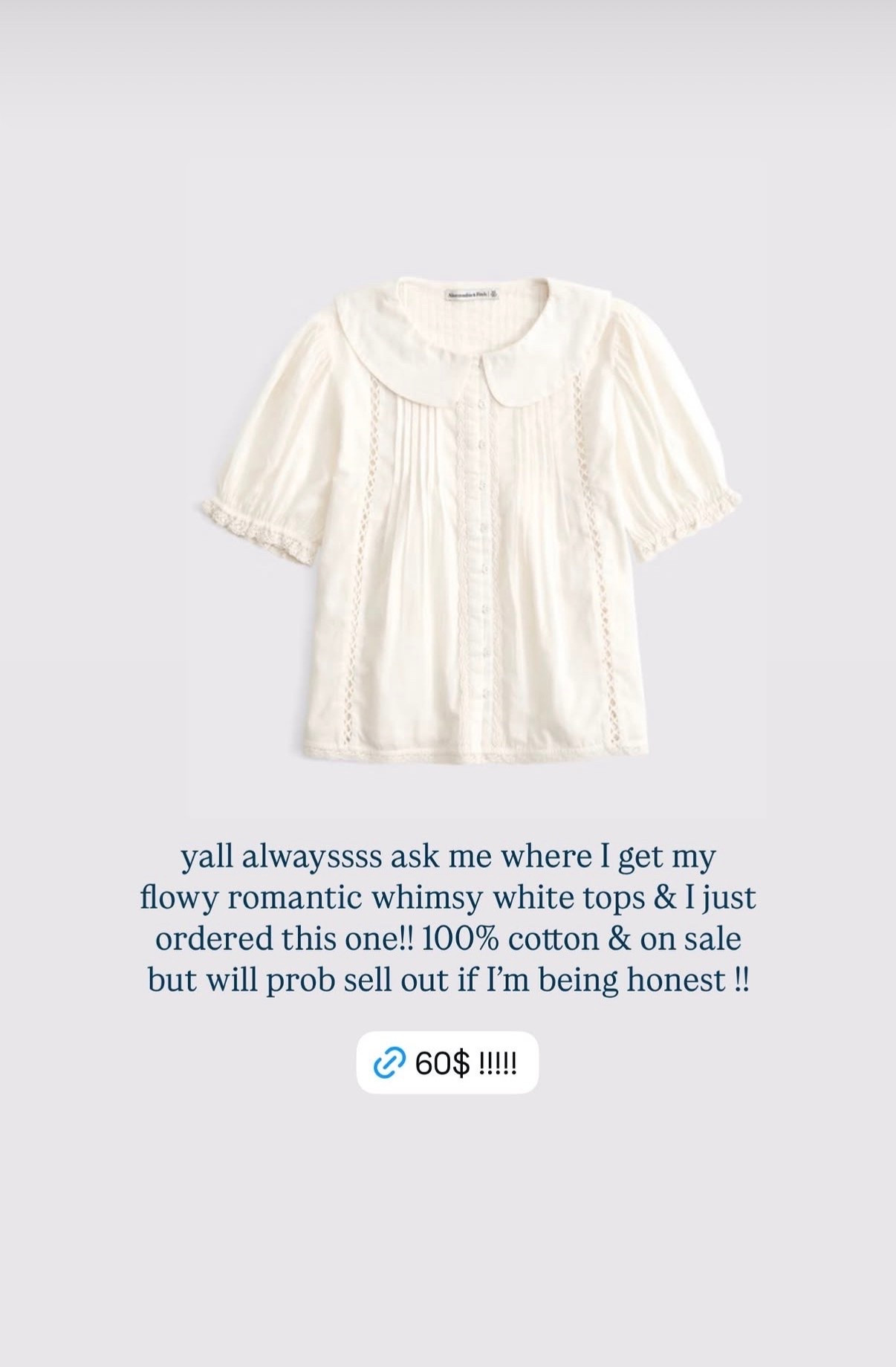 such a great Abercrombie find and on sale right now!
