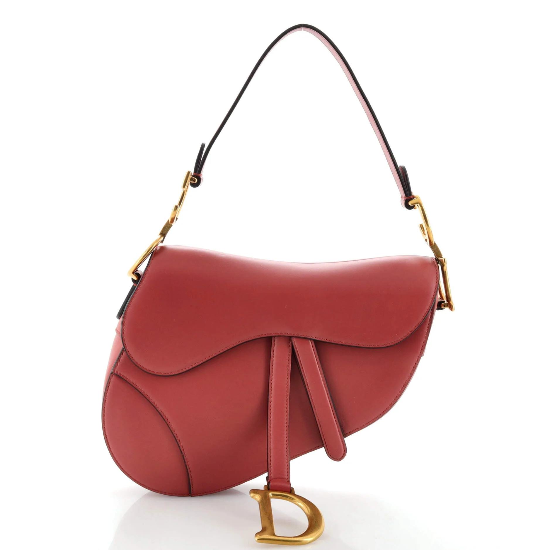 Saddle Handbag Leather Medium | Shop Simon