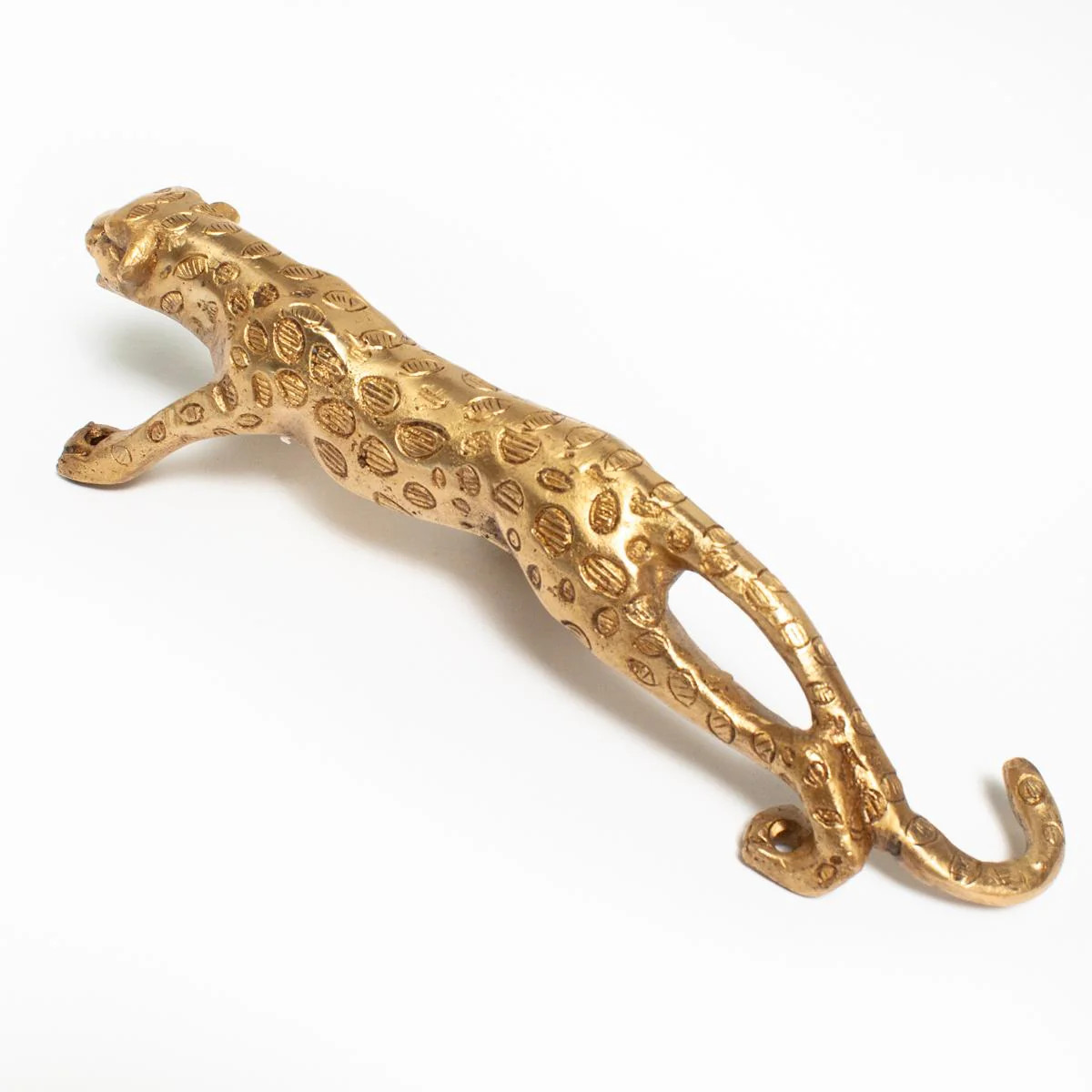 Brass Leopard Handle | Scout Design Studio