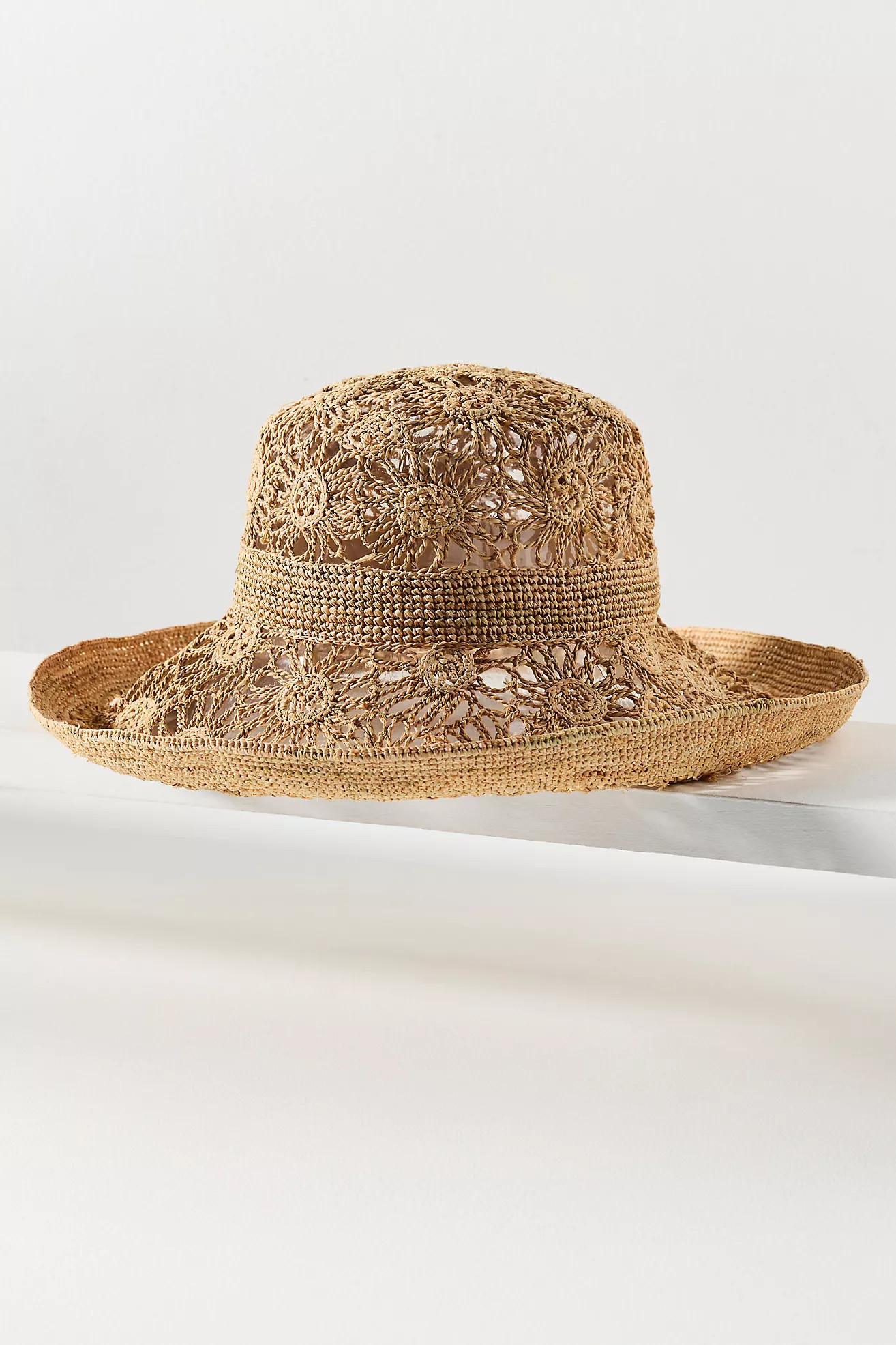 San Diego Hat Co. Open Floral Bucket Hat | Anthropologie (US)