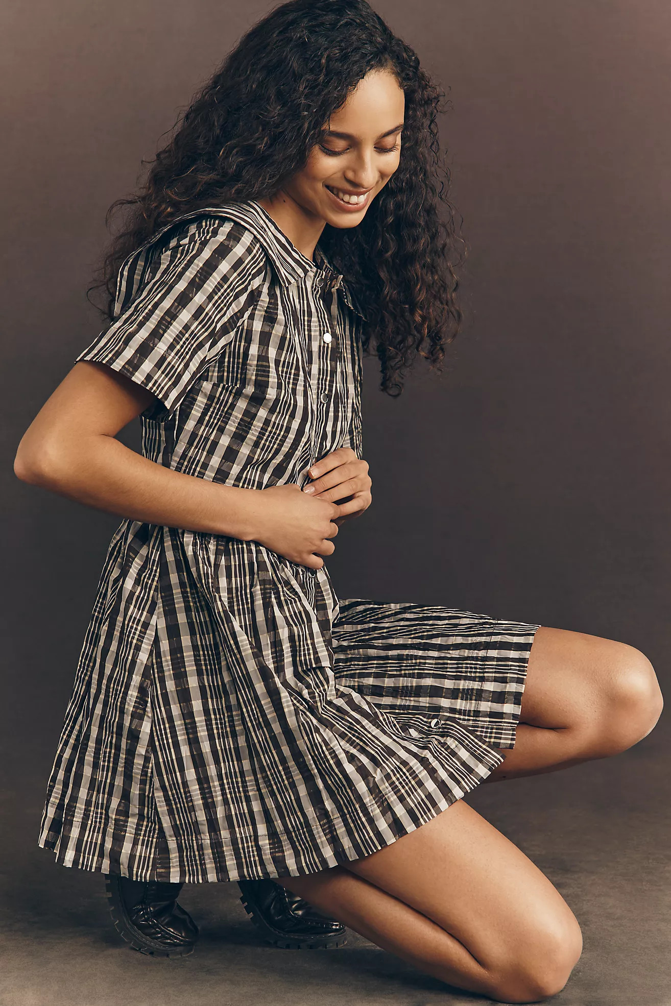 Damson Madder Miley Mini Dress | Anthropologie (US)