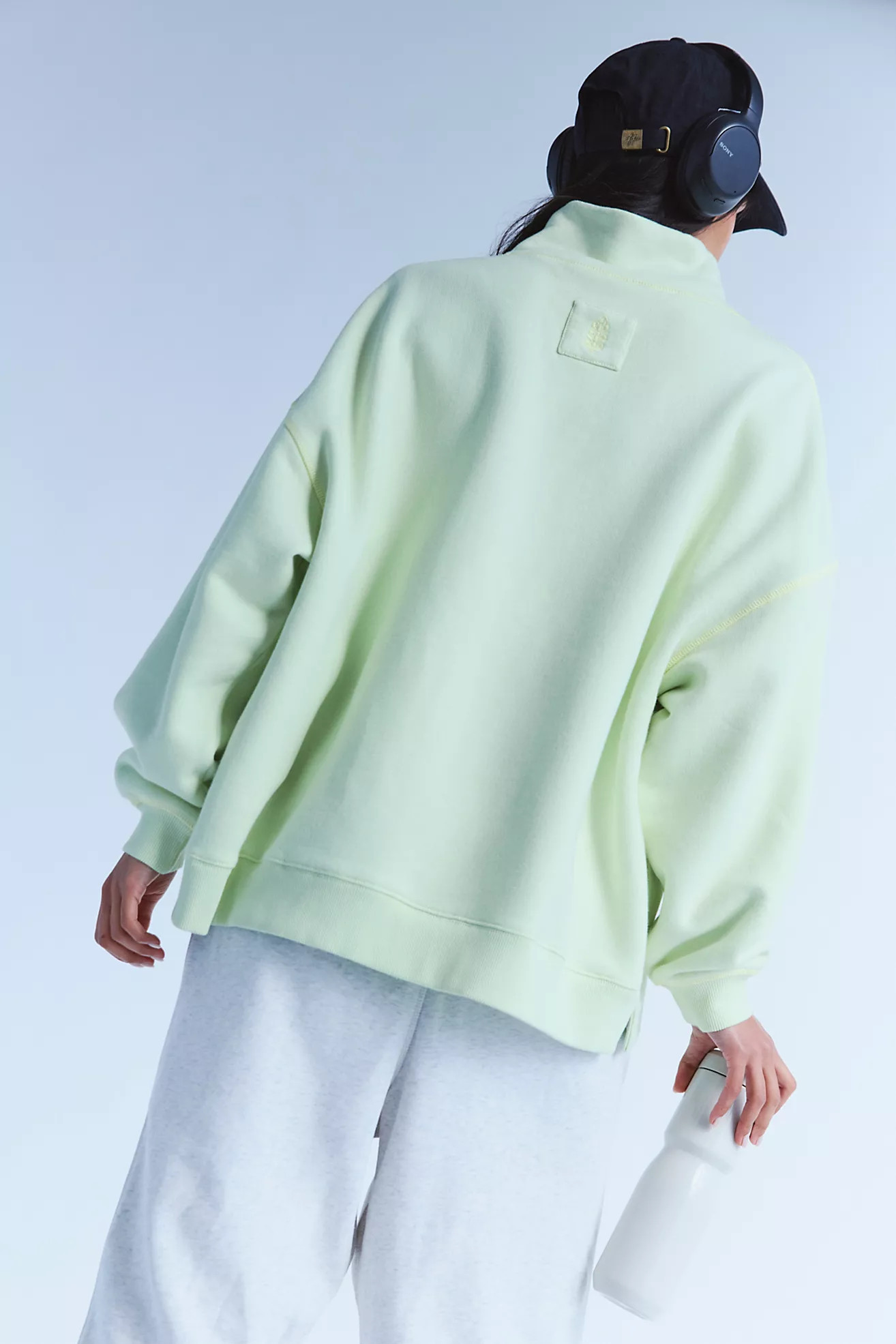 A Cut Above Mock Neck Pullover Sweatshirt | Free People (Global - UK&FR Excluded)