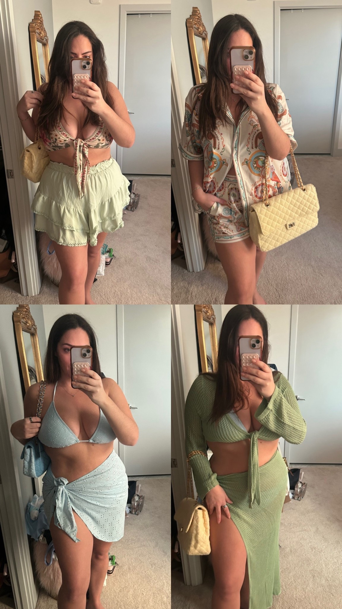 Getting ready for an upcoming tropical vacation and these pieces are perfect for spring break and 
 summer vacations alike 

Resort wear. Sarong. Bikini. Matching set. Skorts. vacation style. Vacation outfit. Spring break outfit. Spring break style. Women’s spring break outfit. Cover up. Women’s cover-up. Beach outfit. Beach style. Tropical vacation. Tropical vacation outfit. Hawaii outfit. ￼

#LTKSpringSale #LTKSwim #LTKMidsize