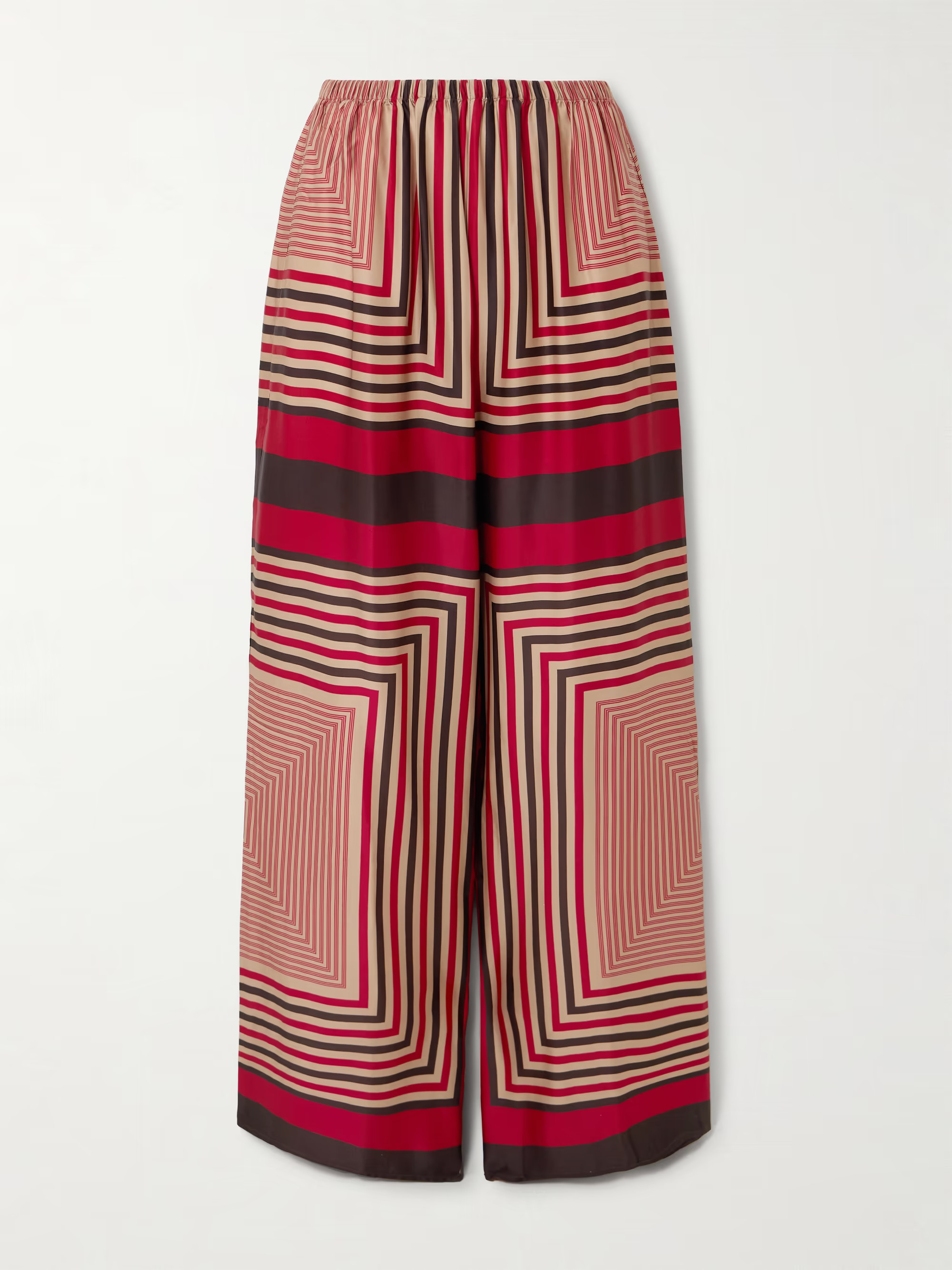 Jensen striped satin wide-leg pants | NET-A-PORTER (US)