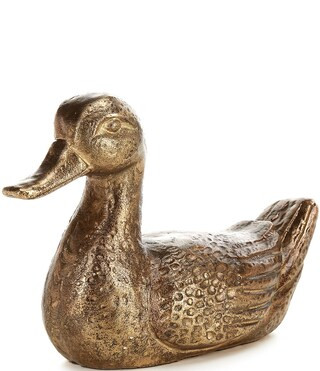 Southern Living Festive Fall Collection Brass Finished Duck Figurine | Dillard's | Dillard's