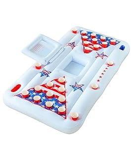 SLOOSH Summer Pool Games Inflatable Pong Table Float for Adults 6x3 Ft Summer Party Pool Floats, ... | Amazon (US)