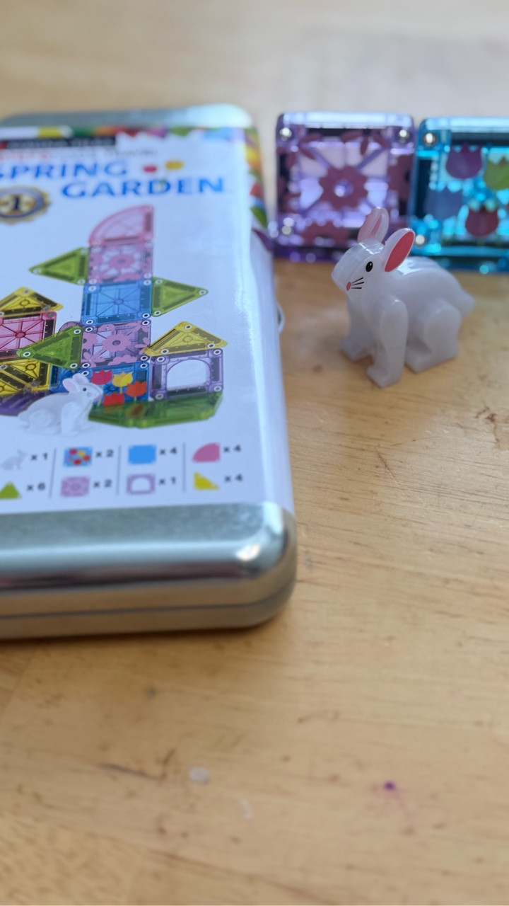 Between the cute little bunny, and the sweet flower tiles, this Spring Garden set SCREAMS springtime. 

We turned it into a little “Help bunny get to the flower garden” game to practice counting. And honestly the versatility of @magnatiles is what draws us to them!
From creating a game to taking this set on the go, the options are endless!

Perfect for spring break and summer travel, to put in Easter baskets, and to bring to keep your kids busy at appointments and restaurants!

#LTKKids #LTKmomlife #LTKSeasonal
