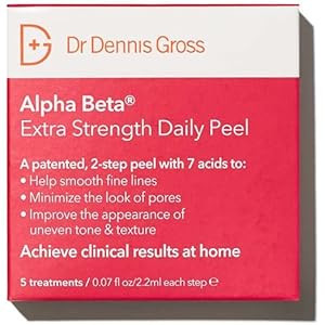Dr. Dennis Gross Alpha Beta Extra Strength Daily Peel: for Oily Skin, Uneven Tone or Texture, Wrinkl | Amazon (US)