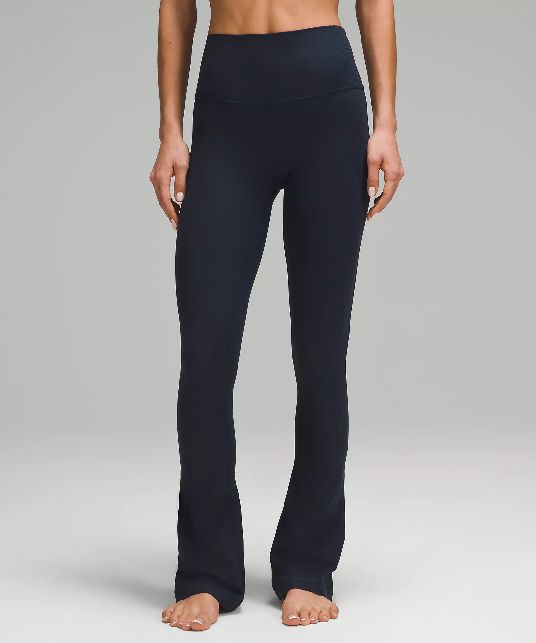 lululemon Align™ High-Rise Ribbed Mini-Flared Pant *Extra Short | Women's Leggings/Tights | lul... | Lululemon (US)