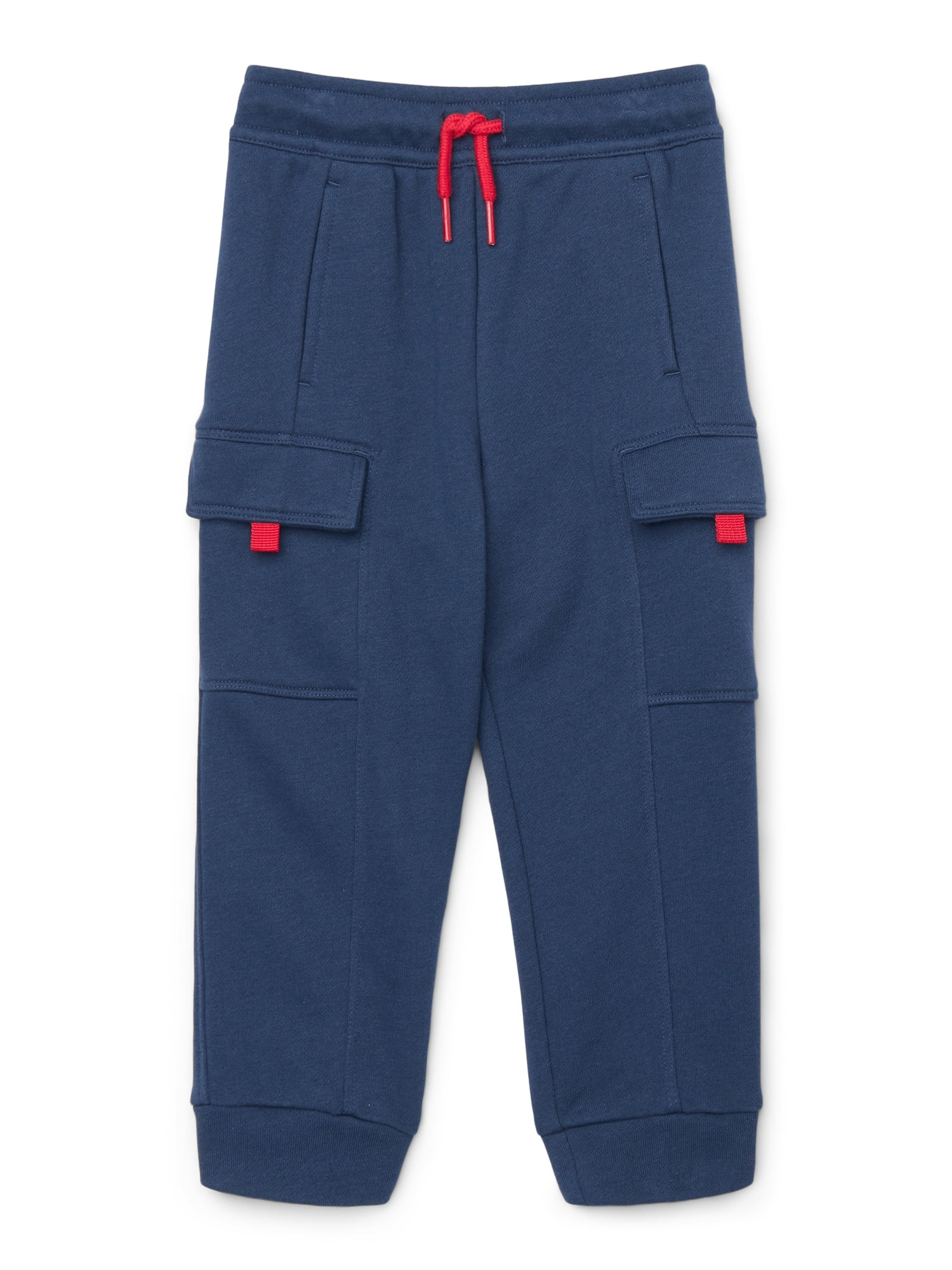 Wonder Nation Toddler Boys French Terry Cargo Joggers, Sizes 12M-5T | Walmart (US)