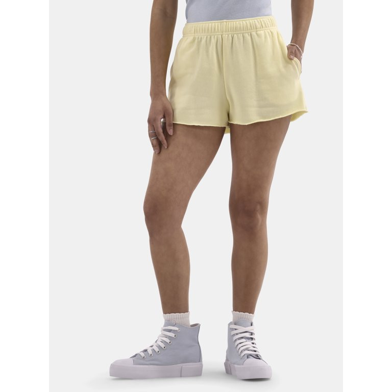 No Boundaries Terry Shorts, 2'' Inseam, Women’s and Women’s Plus | Walmart (US)