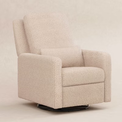 Babyletto Sigi Recliner and Swivel Glider - Chai Shearling | Target