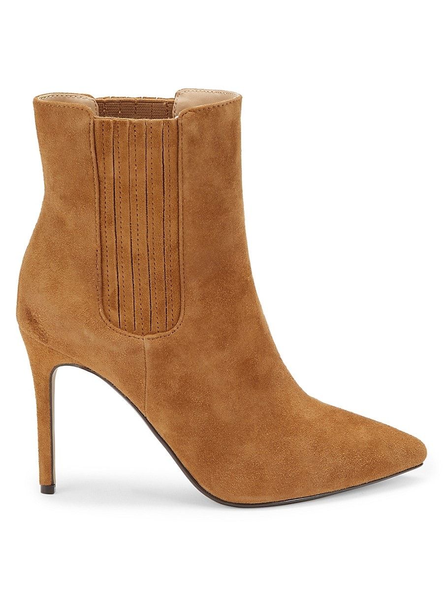 Saks Fifth Avenue Women's Tayna Suede Booties - Cognac - Size 11 | Saks Fifth Avenue OFF 5TH