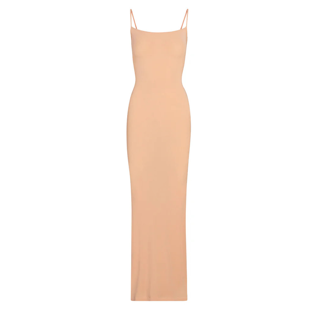 SOFT LOUNGE LONG SLIP DRESS | SKIMS (US)