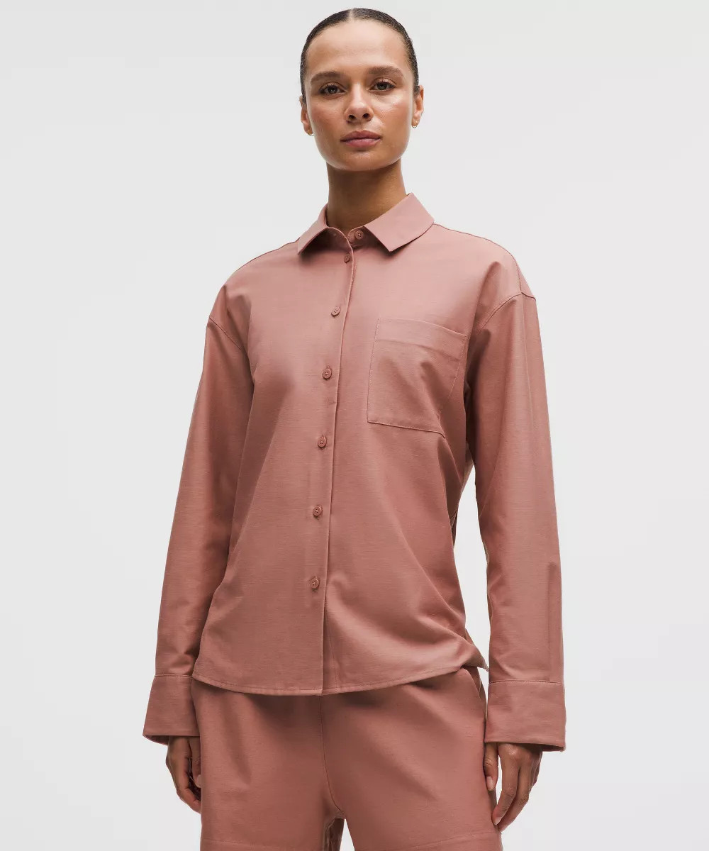 LuluLinen Relaxed-Fit Button-Up Shirt | lululemon (AU)
