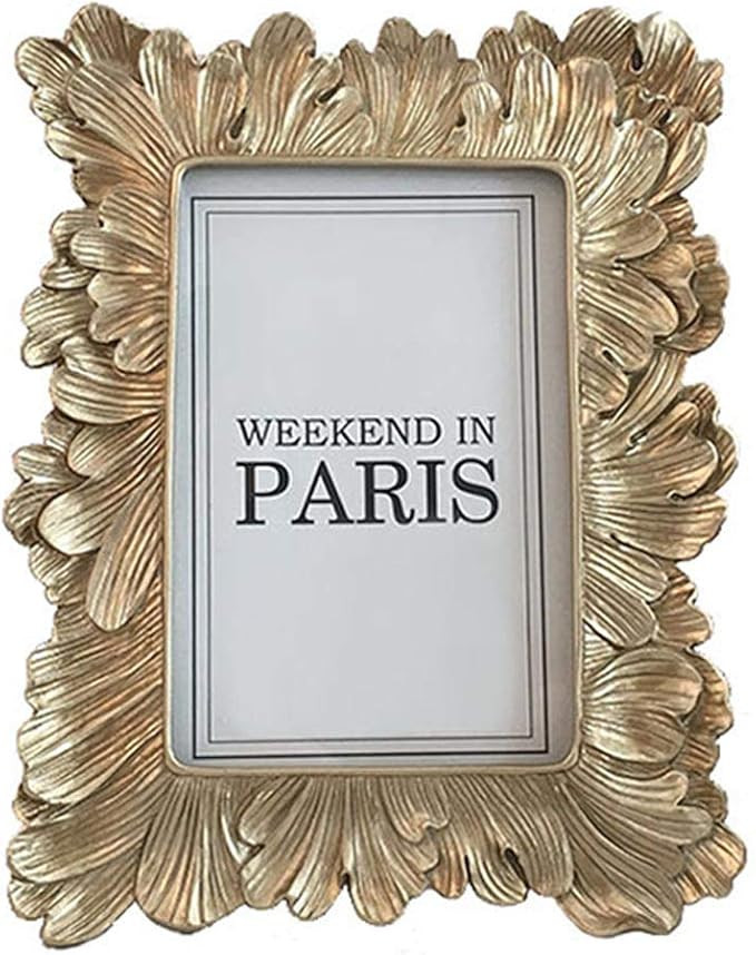 CISOO Vintage 4x6 Picture Frame Antique Photo Frame Table Top Display and Wall Hanging, Retro Hom... | Amazon (US)