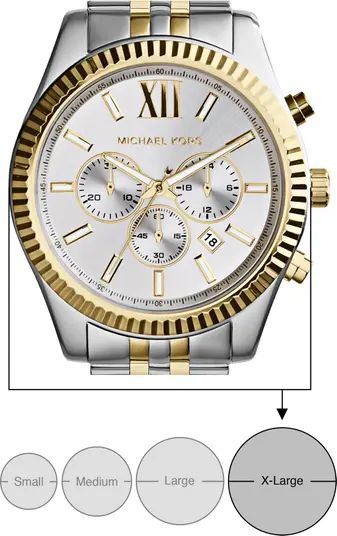 Michael Kors Large Lexington Chronograph Bracelet Watch, 45mm | Nordstrom | Nordstrom
