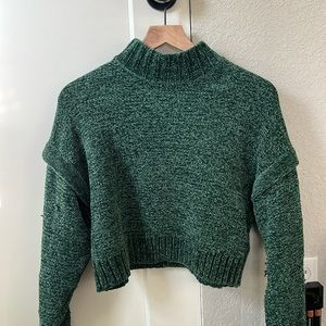 Urban outfitters Green chenille sweater | Poshmark