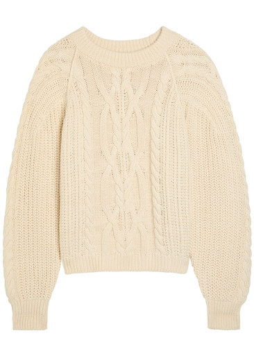 Frankie cable-knit cotton jumper | Harvey Nichols