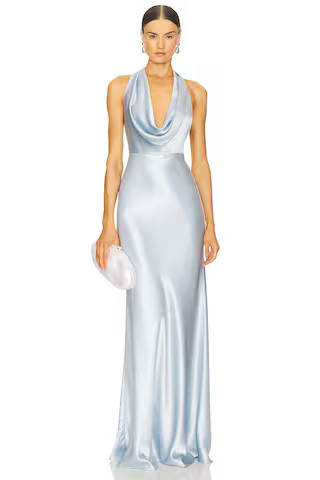 SAU LEE Pearl Gown in Pastel Blue from Revolve.com | Revolve Clothing (Global)