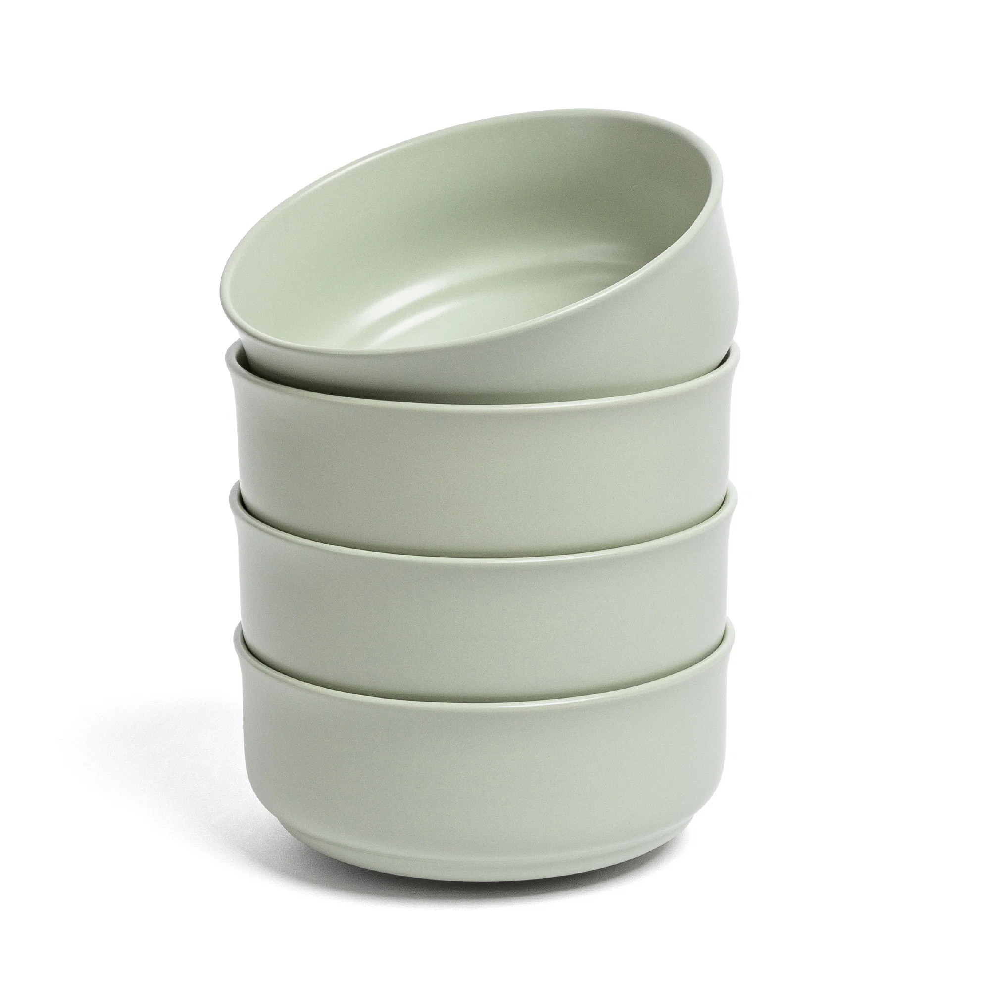 over&back Rimmed 26oz Hand-Finished Stoneware Cereal Bowls | Wayfair North America