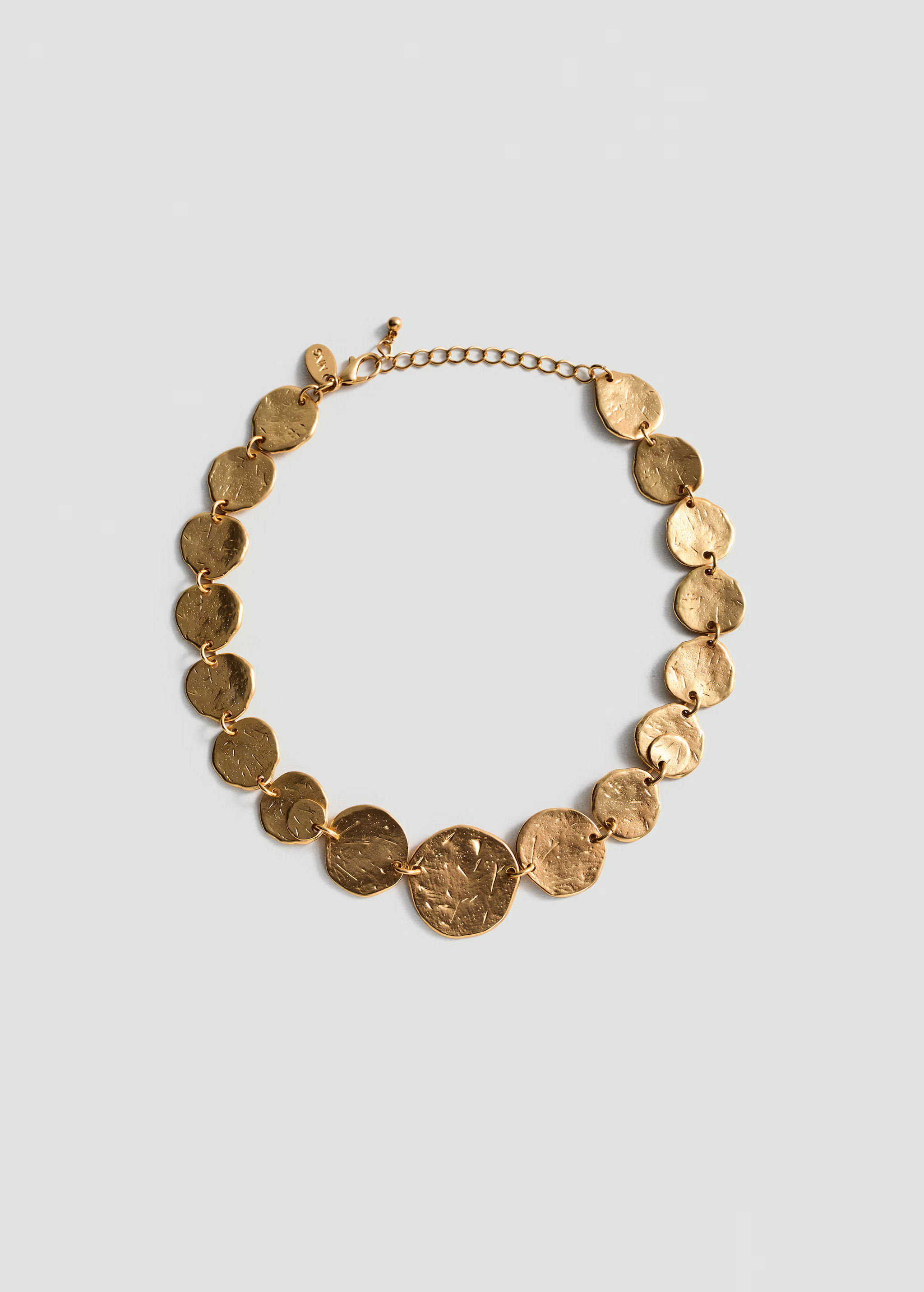 Coin charm necklace | MANGO (US)