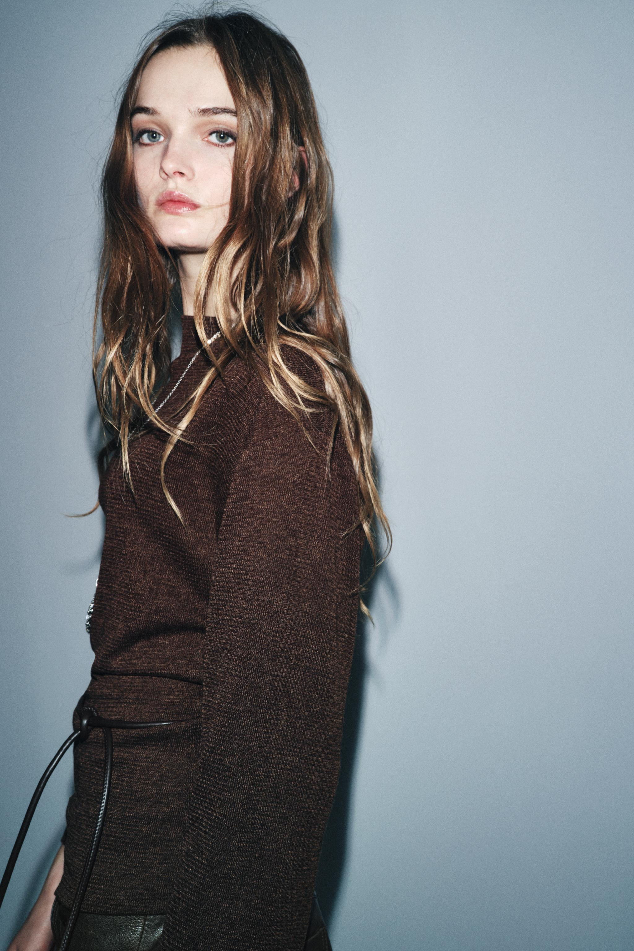 TEXTURED BELTED TOP | Zara US