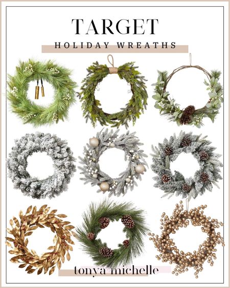 Target holiday wreaths - target Christmas wreath - target holiday home new arrivals - winter home decor 



#LTKhome #LTKHoliday #LTKunder50