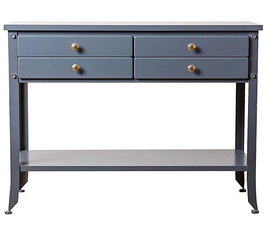 Anthony Antiqued 2-Drawer Console Table by Abbyson Living | QVC