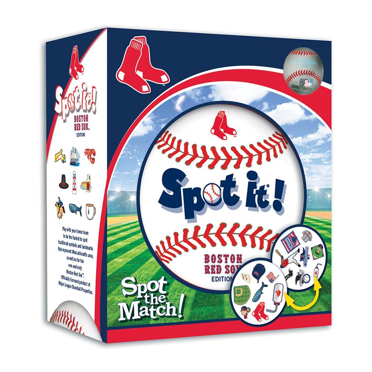 MasterPieces Officially Licensed MLB Boston Red Sox Spot It Game for Kids and Adults | Target