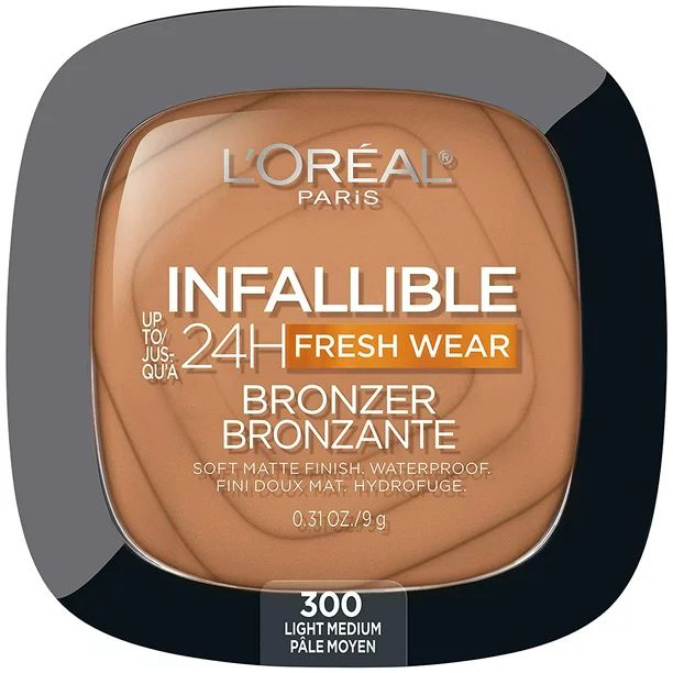 Loreal Paris Infallible Up To 24H Fresh Wear Soft Matte Longwear Bronzer. Waterproof, Heatproof, ... | Walmart (US)