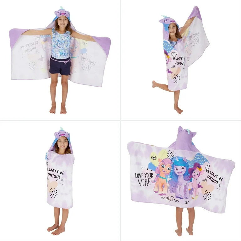 My Little Pony Izzy Kids Cotton Hooded Towel | Walmart (US)