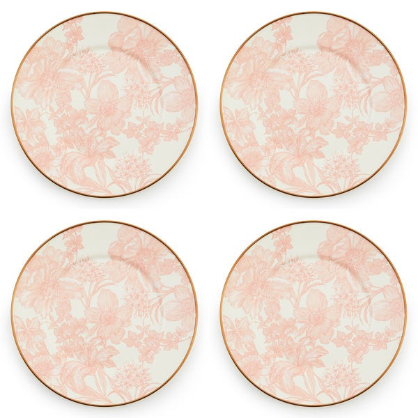 MacKenzie-Childs Rosy English Garden Salad Plates | MacKenzie-Childs