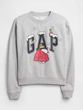 Peanuts Oversized Gap Logo Sweatshirt | Gap Factory
