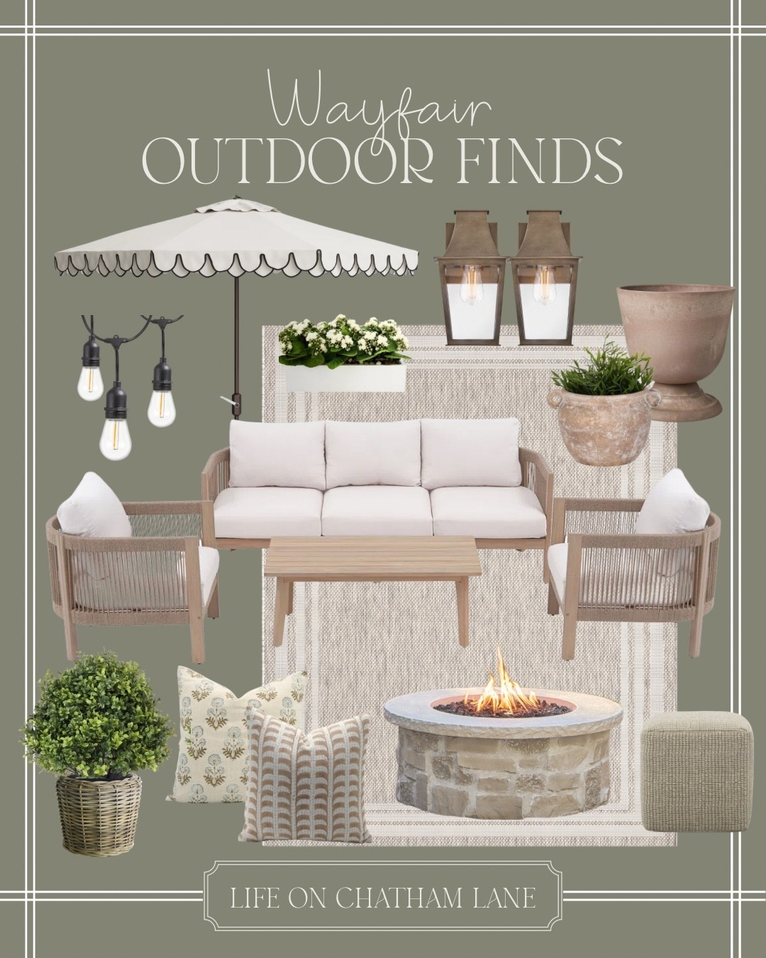 Wayfair outdoor finds!  From cozy seating to planters, lighting, textiles and more!  These timeless pieces will take you straight from spring to summer! ☀️

@Wayfair 

#LTKHome #LTKSeasonal