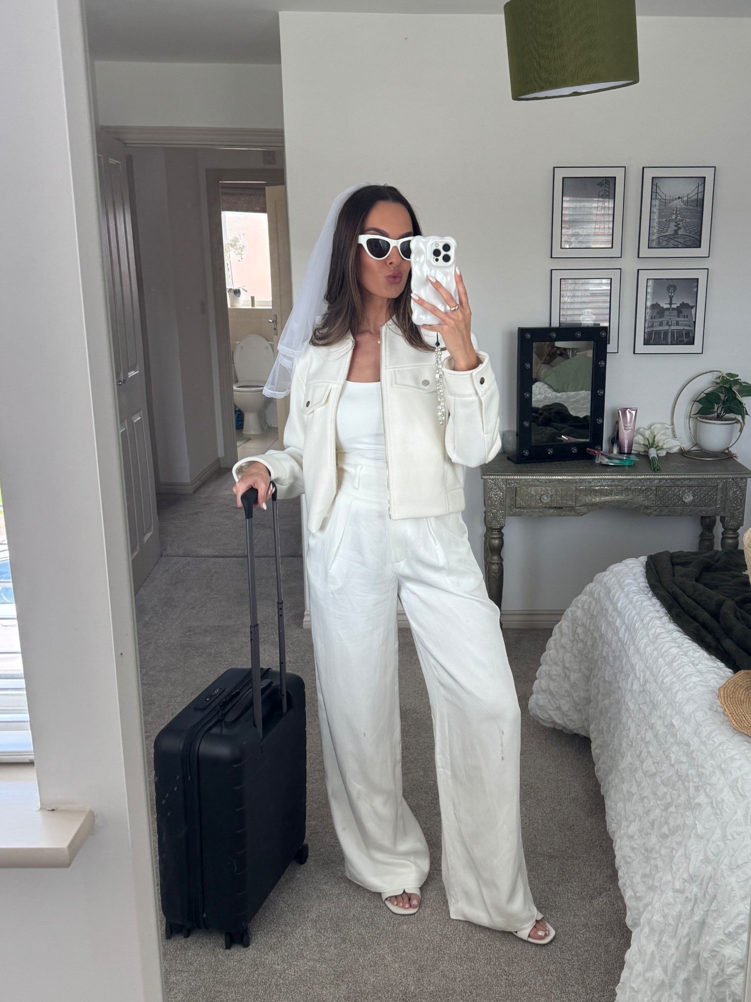 Bridal travel outfit 🤍✨✈️

#LTKwedding #LTKsummer